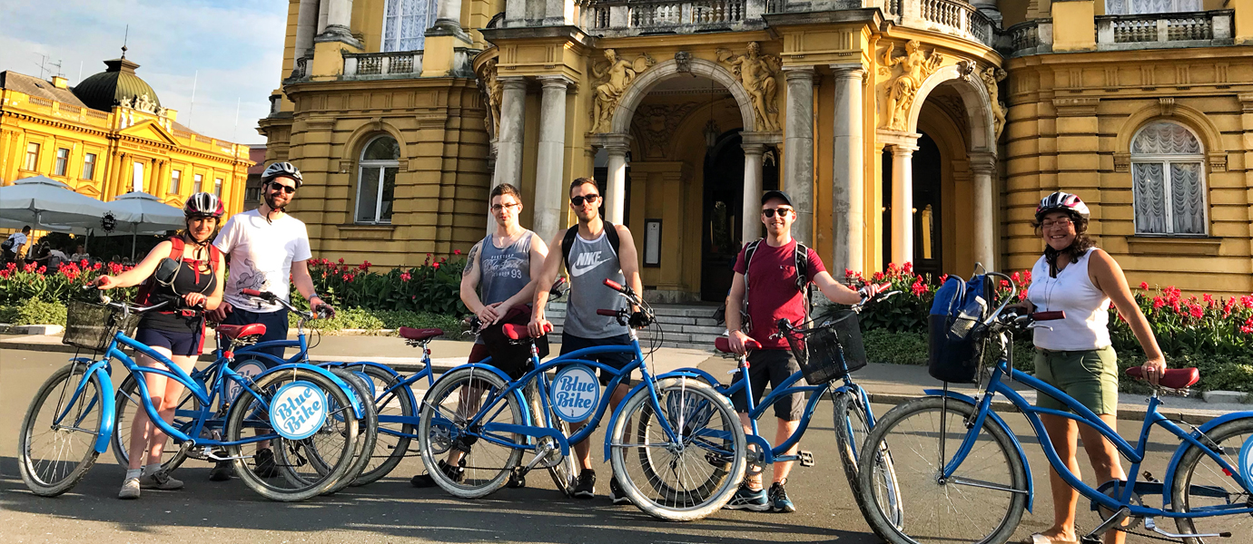 Zagreb bike tour - Blue Bike, your best friend in Zagreb